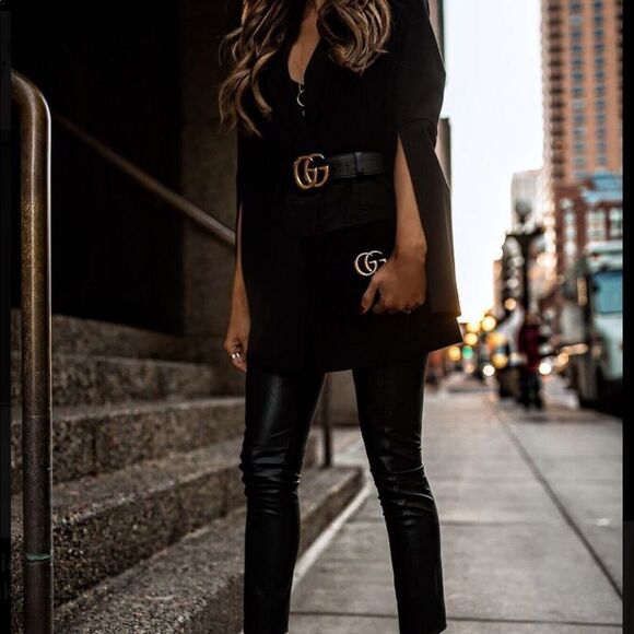 newlook Pants - Black faux leather leggings